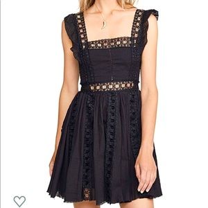 Free People Black Mini Dress